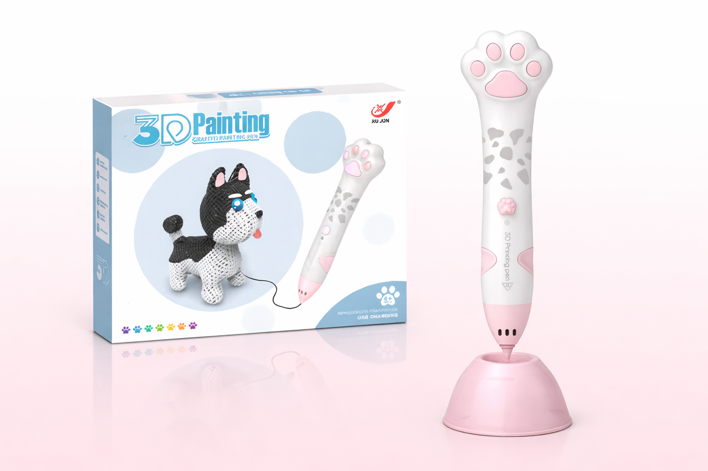 Bolígrafo 3D Paw – Baja Temperatura con Filamento PCL No Tóxico – Starter Set