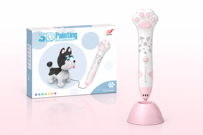 Bolígrafo 3D Paw – Baja Temperatura con Filamento PCL No Tóxico – Starter Set