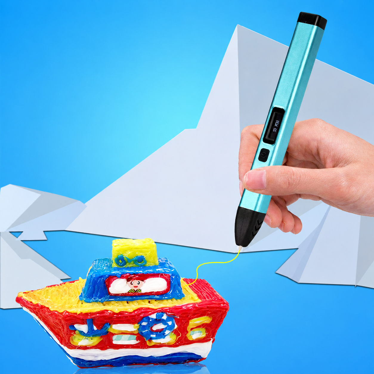Lápiz 3D Pro Set® – Bolígrafo 3D con Filamentos PCL No Tóxicos y Temperatura Segura