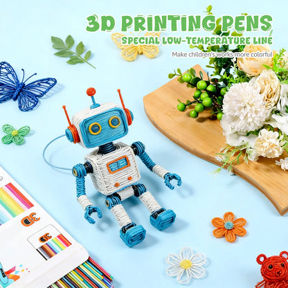 Set de Recambio de Filamento PCL para Bolígrafo 3D – Baja Temperatura, No Tóxico e Inodoro